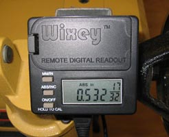 Wixey 大型自動カンナ用リモートデジタル目盛り(WR550)。アメリカ(USA